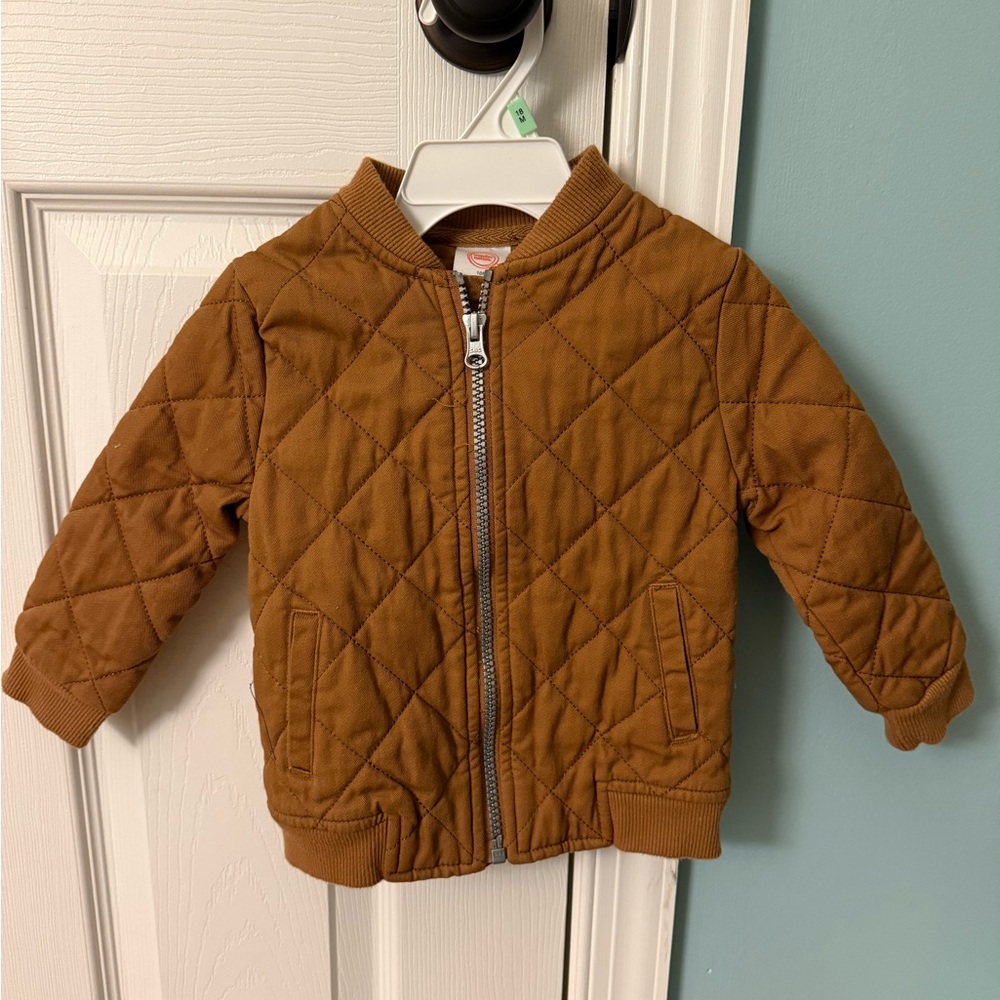 Wonder Nation Tan Quilted Jacket